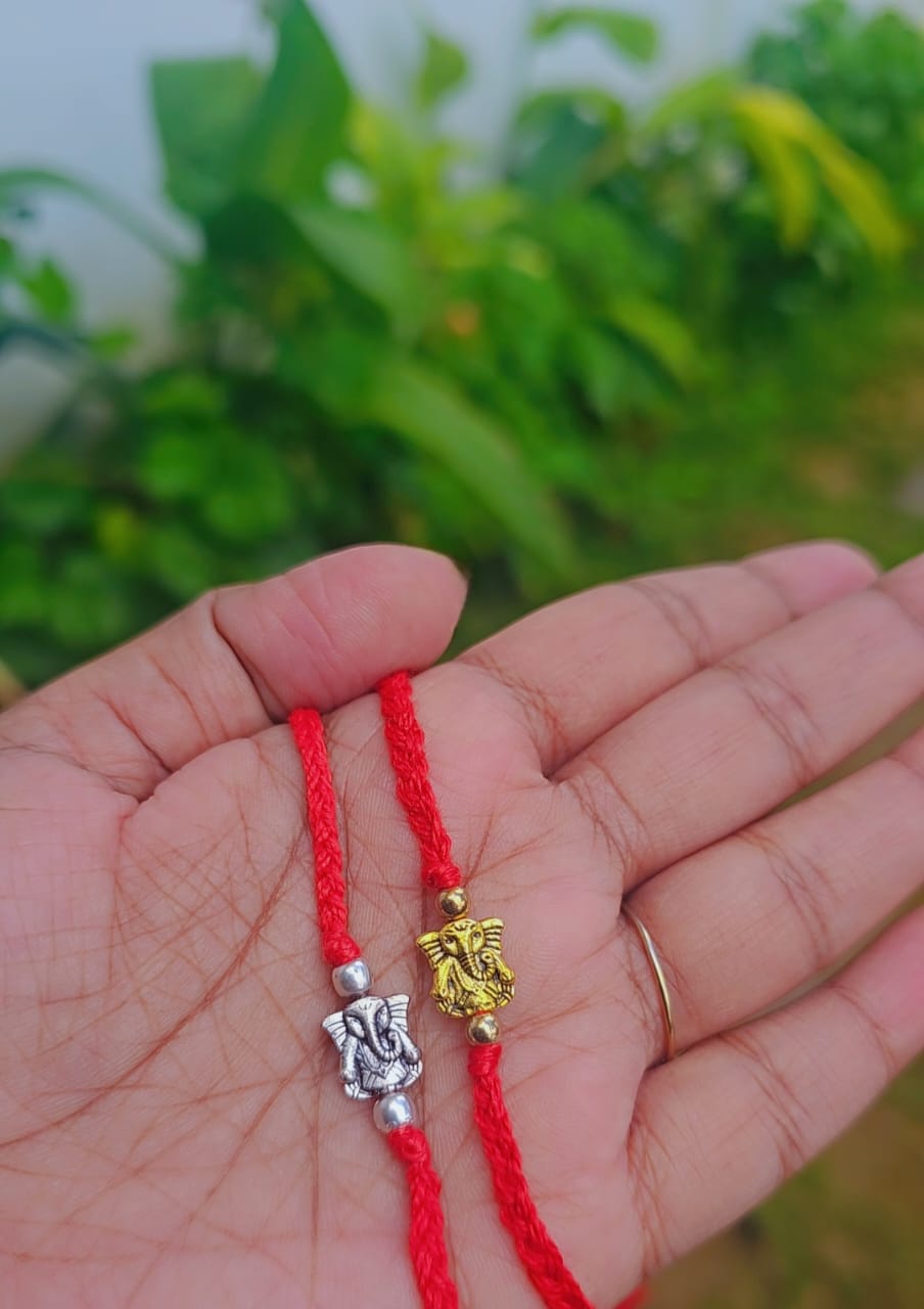 Minimalist Ganesha Raksha Sutra