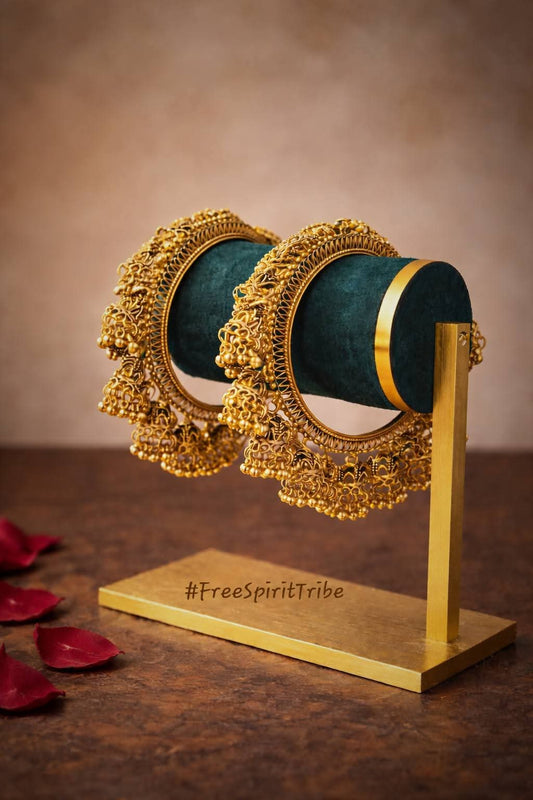 Designer Bells Bangles - Premium