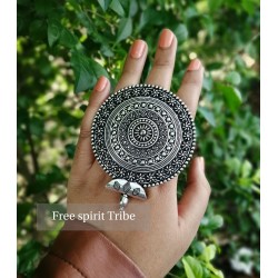 Big Mandala Ring