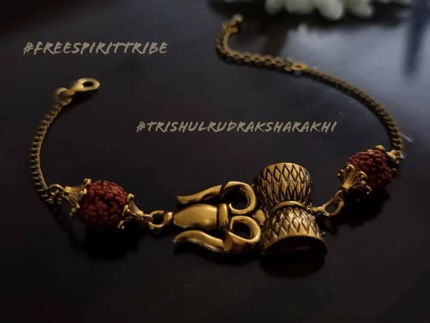 Trishul Rudraksha Bracelet