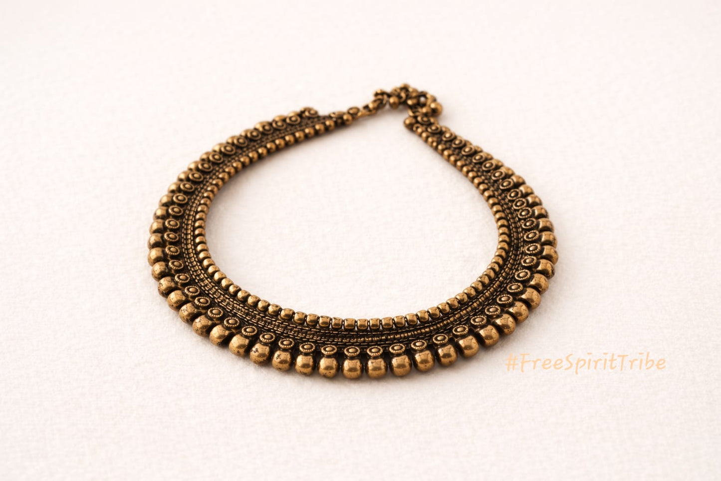 Classy Beads Necklace - Premium Oxidised