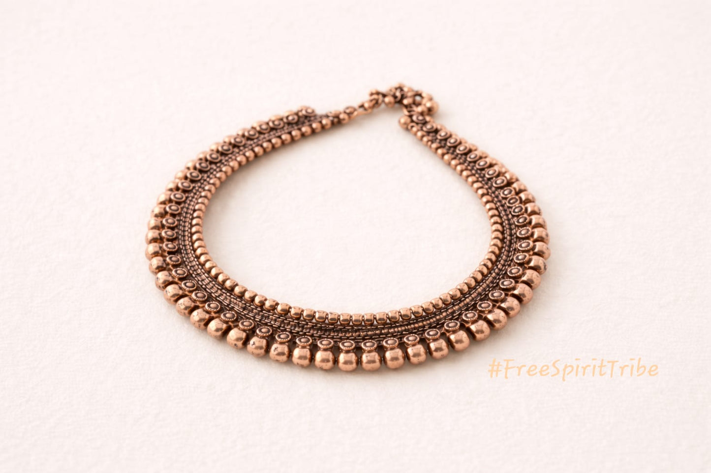 Classy Beads Necklace - Premium Oxidised