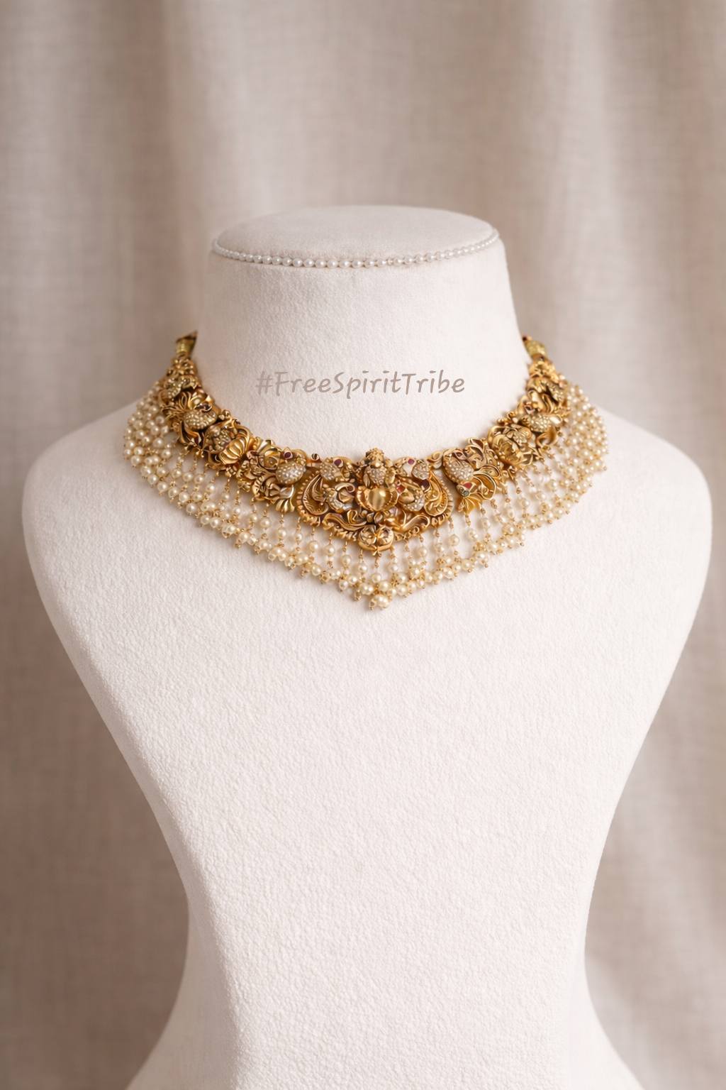 Exquisite Lakshmi Necklace Set