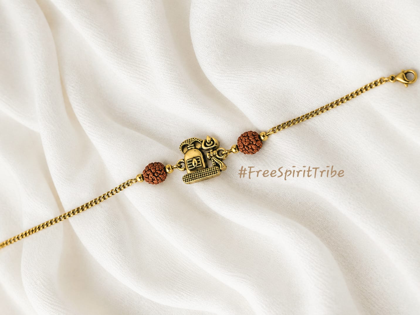 Shivling Rakhi Bracelet