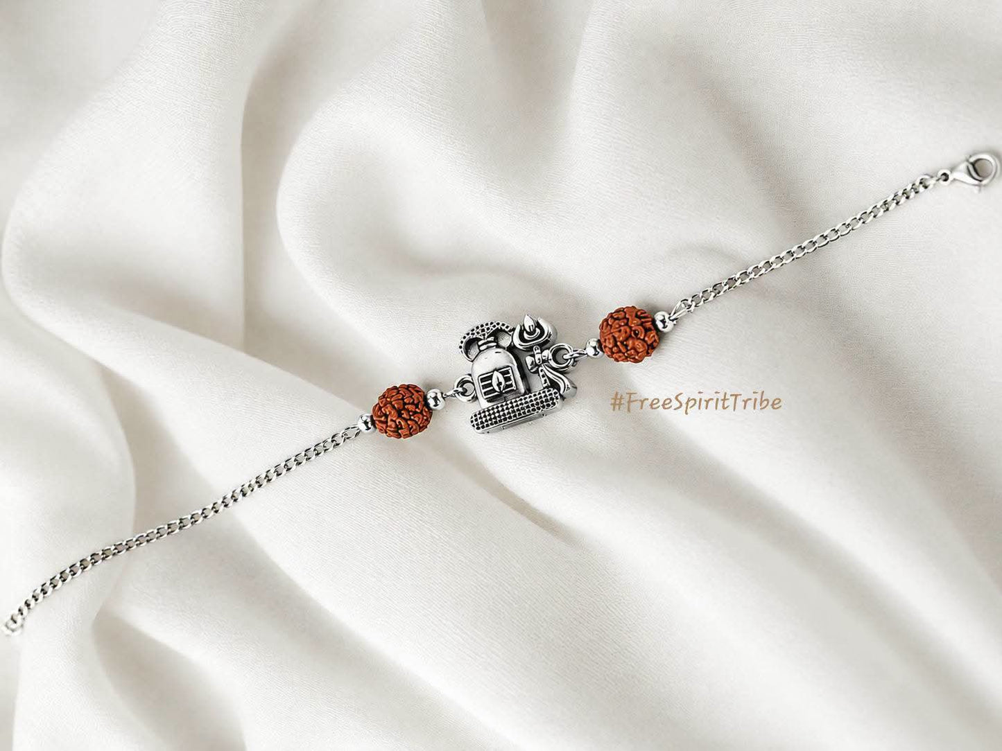 Shivling Rakhi Bracelet