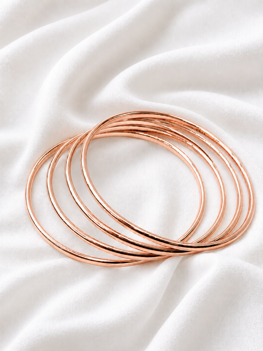 Serene Glow Sophisticated Bangles - 2.5mm - Set of 4